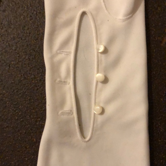 Bicep high white gloves - Picture 3 of 7